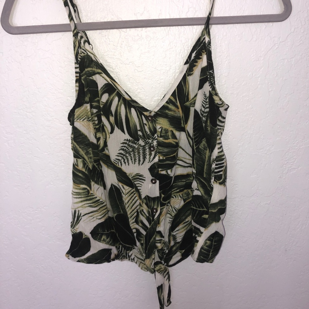 H&M Tropical print tank